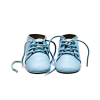 Blue baby shoes