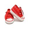 Red sneakers